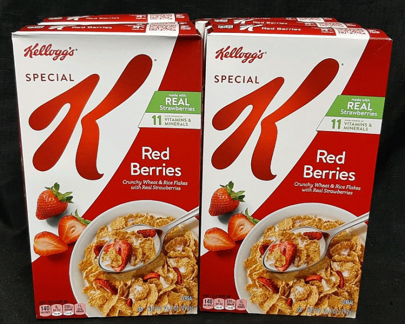 6 New Boxes of Kellogg's Special K Red Berries Cereal | 292g each, Best Before October 31st 2025