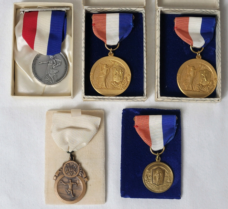 Vintage 1950s Niagara / Buffalo Region Girls High School Track & Field Medals