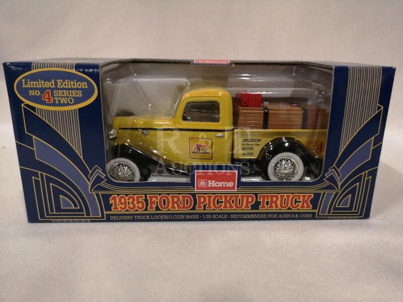 New Diecast 1935 Ford Pickup Truck Coin Bank