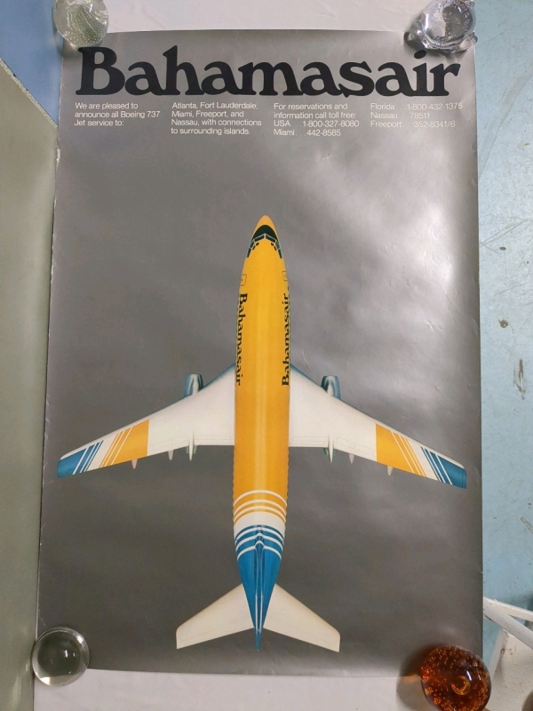 Aviation Bahamas Air Poster