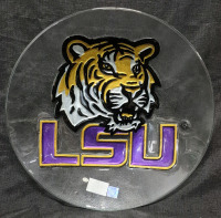 As New Louisiana State University Glass Bird Bath - 17.75" Diameter