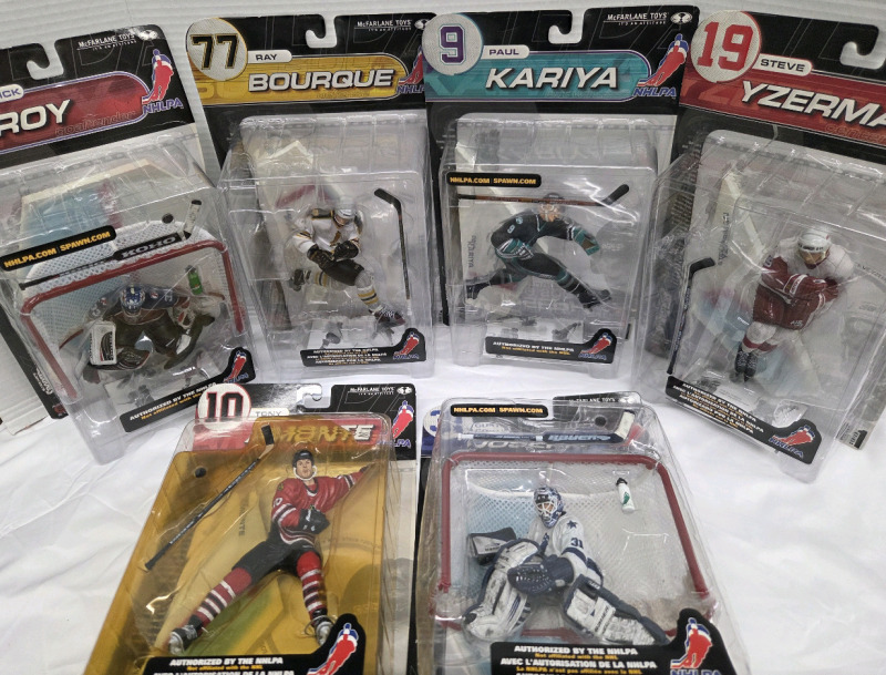 6 Vintage | Year 2000 Full McFarlane's NHLPA Sportspicks Series 1 Set | Ea. Box Measures 13" x 8"