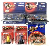 5&times; Sealed 1999-2008 NASCAR &times; Winner's Circle Diecast Collectables: 2 Pit Row Series Jeff Gordon #24, 2 Drivers 3" (Kevin Harvick #29 & Jimmie Johnson #48) + Official 2000 1/43 Scale Tony Stewart #20