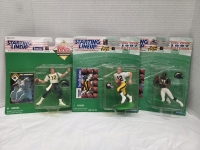3 Vintage | Starting Lineup NFL 1995 Edition & 1997 Edition | Steelers Terry Bradshow, Chargers Stan Humphries & Chargers Tony Martin