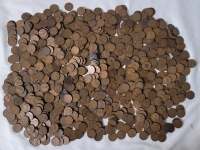 5.8+lbs USA Lincoln Wheat One Cent Pennies . Various Years & Condition