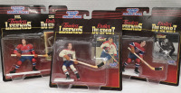 3 Vintage | 1995-1997 Starting Lineup Timeless Legends | Maurice Richard & Jean B&eacute;liveau | Measures 8" x 9" ea.