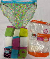 9 New Size 14 Girls Fruit of the Loom Bikinis