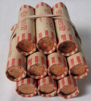 Ten (10) Rolls 1964 Canadian Uncirculated One Cent Pennies