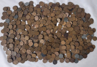 5+lbs USA Lincoln Wheat One Cent Pennies . Various Years & Condition