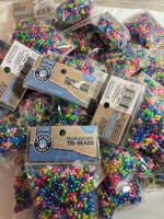 20+ New Artskills Crafter's Closet Pearlscent Tri-Beads| 65g each package