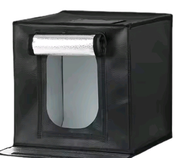 New , Open Box - Amzdeal 24"&times;24" LED Photo Studio Light Box w/4 color backdrops , Complete