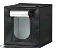 New , Open Box - Amzdeal 24"&times;24" LED Photo Studio Light Box w/4 color backdrops , Complete