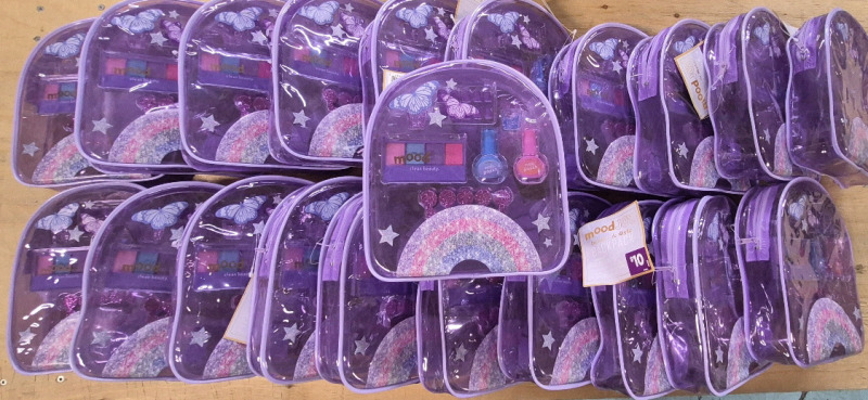 21 New Moodjoy Clean Beauty Backpack Kits Retail Value $210 US Funds