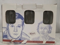 Vintage 1990&rsquo;s | Kelsey&rsquo;s &ldquo;Hungry for Hockey&rdquo; Original 6 Beer Glasses- 1 Complete 2nd Series Set of 6 in Original Box