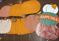 8 New Decor with Stakes| Largest measures 19"