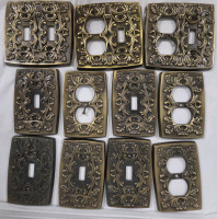 11 Vintage Hall Mack Light Switch Covers & Outles Covers