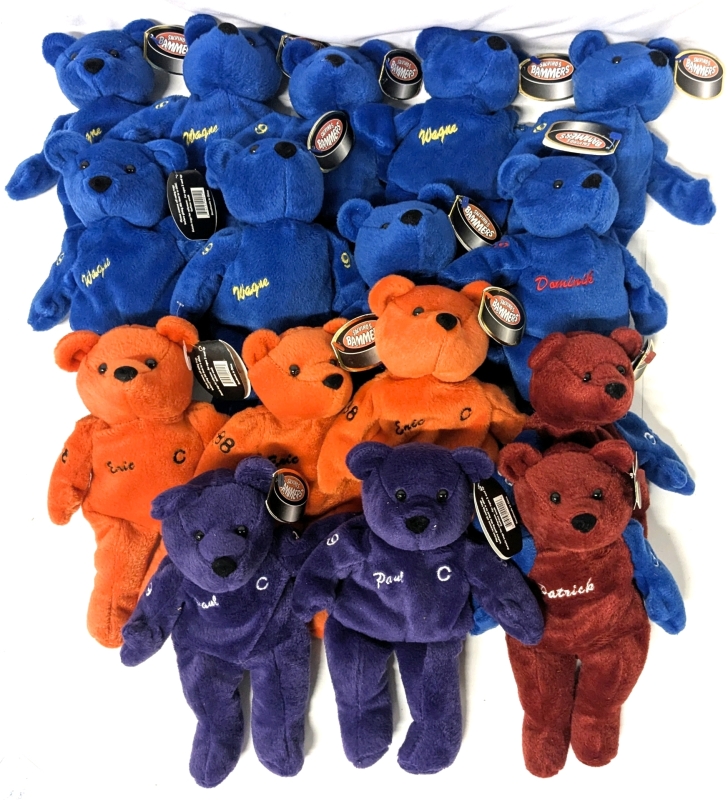 16 Vintage 1999 Salvino's Bammers NHLPA Hockey Beanie Bears With Tags (See Description For Names & Numbers)