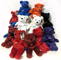 12 Vintage 1999 Salvino's Bammers NHLPA Hockey Beanie Bears With Tags (See Photos For Names & Numbers)