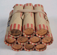 Ten (10) Rolls 1964 Canadian Uncirculated One Cent Pennies