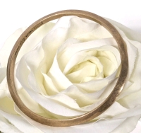 Striking Signed Vintage Hector Aguilar Taller Borda Mexico TEXCO Presumed Sterling Silver Bangle - 2.5" Diameter