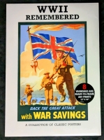 WWII Remembered : 8 Varnished Ready-to-Frame Reproduction British Propaganda Art Prints Posters