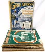 10 Vintage Cowboy Songs, Folk / Mountain Ballads, Hillbilly Song Books: Gene Autry, Hank Snow, Wilf Carter / Montana Slim