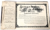 2 Antique Unique Buffalo Produce Exchange Books : BPE Record Book : 1877 - 1915 & Membership Certificate Book 1-250 B.P.EX'E With Approx 161 Member Histories & 87 Blank Certificates - 7