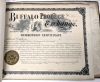 2 Antique Unique Buffalo Produce Exchange Books : BPE Record Book : 1877 - 1915 & Membership Certificate Book 1-250 B.P.EX'E With Approx 161 Member Histories & 87 Blank Certificates - 11