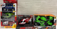 5 New Assorted Toys includes 3 pack City Vehicle | Maxx Action Helicopter | Motorcycle | For Ages 3+