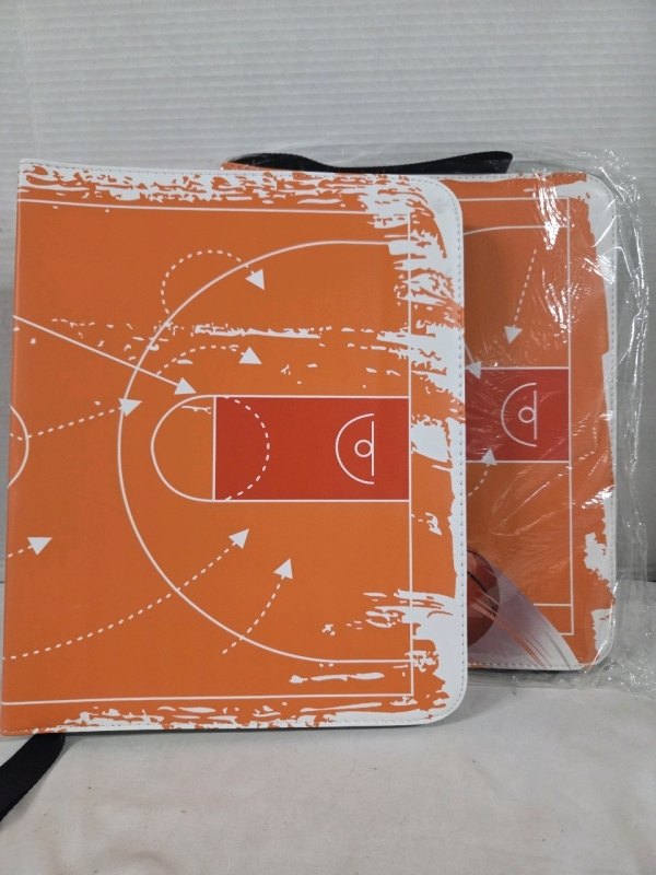 2 New | Basketball Card Sleeve Binders | Measures 10" x 13"