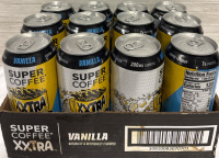 12 New Super Coffee| Vanilla Flavour | 15oz each| Best by 15 June 2026