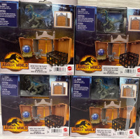 4 New Jurrasic World Micro Collection Playset| Box measures 5" each| For Ages 3+