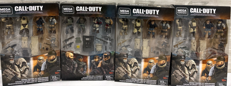 4 New Mega ConsTrux Set| For Ages 8+