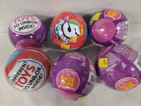 6 New | Assorted Zuru 5 Surprise Balls | 5 Different Toys Inside Ea. Ball