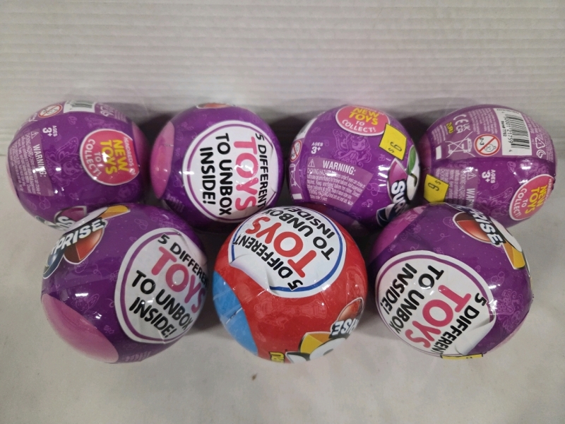 7 New | Assorted Zuru 5 Surprise Balls | Lot Retails $60+