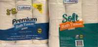 33 New Trueliving Bath Tissue| size 4"*4" & 3.8*4" each| 328 /220 Sheets per roll