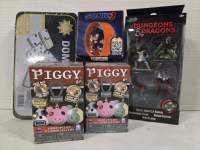 5 New | Assorted Toys, Games & Collectables | Included Dungeons & Dragons, Dominoes & More!