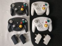 As Is 4 GameCube Wireless Controllers with Receivers