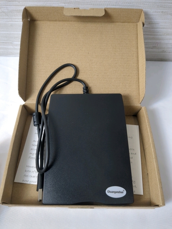 As Is Chuanganzhuo External 3.5 Inch USB Floppy Disk Drive