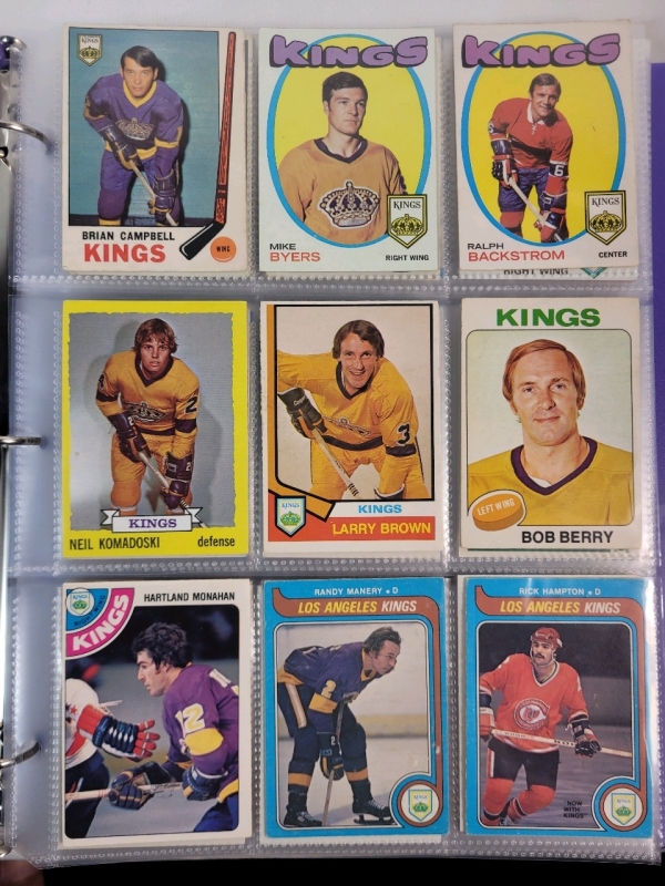 1969 - 2020 Los Angeles Kings NHL Hockey Trading Card Singles , 204 Trading Cards