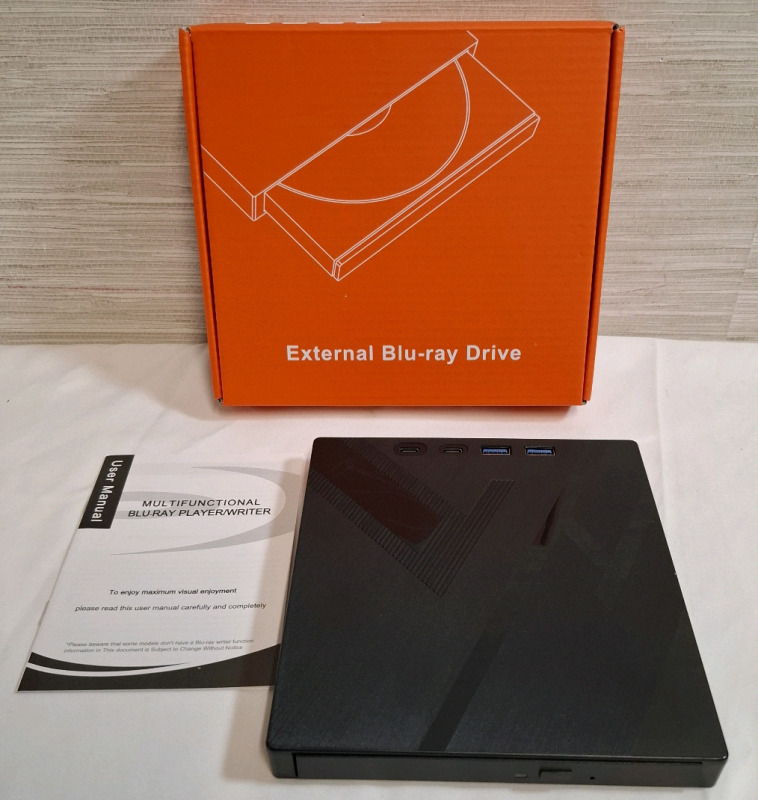 New 7 in 1 External Blu-Ray Drive | Compatible with All PC & Laptops