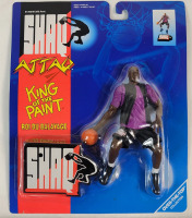 Vintage 1993 Kenner SHAQ Attack King of the Paint 7" Action Figure , Shaquille O'Neal Over-The-Top Collection . Sealed