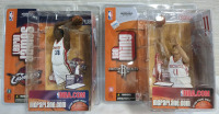 2 Vintage 2003 Sealed NBA LeBron James & Yao Ming McFarlane Sports Picks Figures