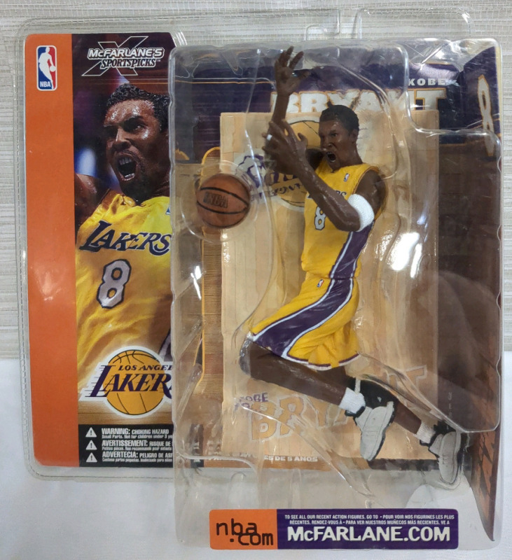 Vintage 2002 Sealed NBA Kobe Bryant McFarlane Sports Picks Figure