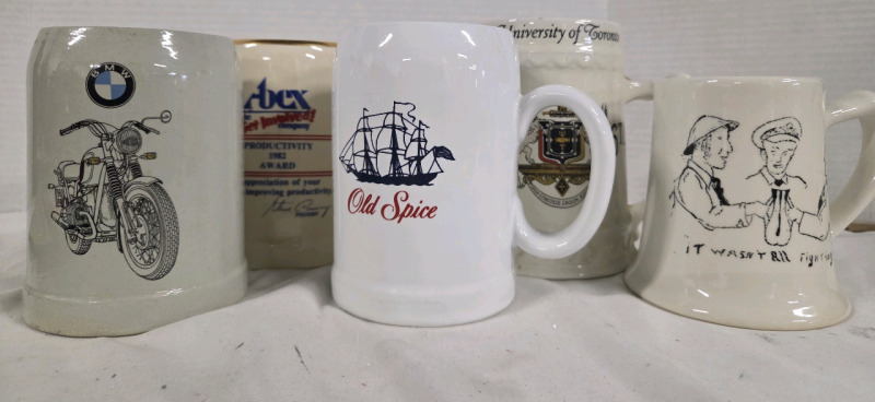 5 Vintage | Variety Steins and Mugs | Tallest Measures 5"