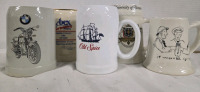 5 Vintage | Variety Steins and Mugs | Tallest Measures 5"