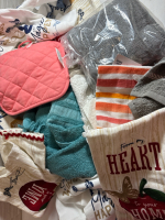 10+ Assorted lot Kitchen Towel, Reusable Sponge Cloths and more | Largest measures 14"*25"