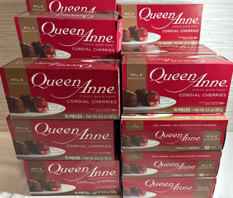 15+ New Queen Anne Cordial Cherries Milk Chocolates| 187g Each Box| Best Before October -29- 2025