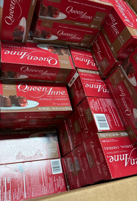 60+ New Queen Anne Cordial Cherries Milk Chocolates| 187g Each Box| Best Before October -29- 2025