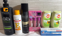 9 New Assorted Cosmetics Lot| Includes Tresemme Flawless Curl Combing cream| Color spell Lip Shine on and more| Best Before Dec-2023